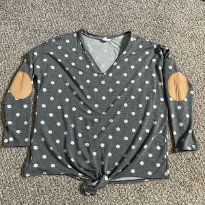 BIBI women’s large polka dot long sleeve